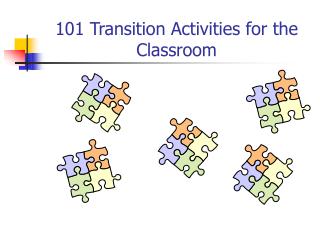 101 Transition Activities for the Classroom