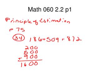 Math 060 2.2 p1