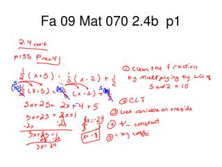 Fa 09 Mat 070 2.4b p1