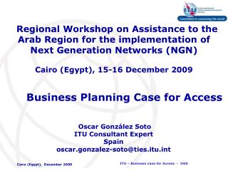 Business Planning Case for Access