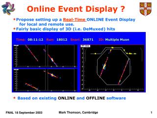 Online Event Display ?