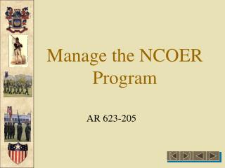 NCOER PowerPoint Presentation