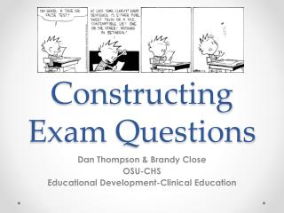 Constructing Exam Questions