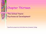 Chapter Thirteen