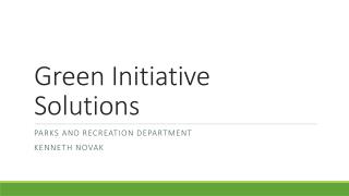 Green Initiative Solutions