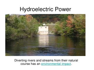 Hydroelectric Power