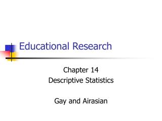 Educational Research