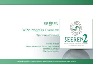 WP2 Progress Overview