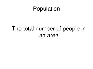 Population