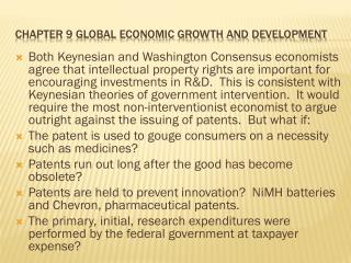 Chapter 9 Global economic growth and development