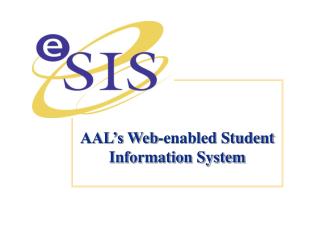 AAL’s Web-enabled Student Information System