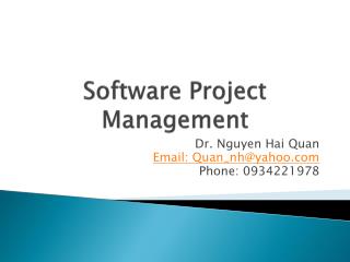 Software Project Management