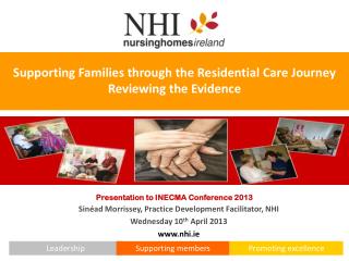 Supporting Families through the Residential Care Journey Reviewing the Evidence