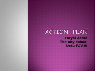 Action Plan