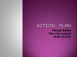 Action Plan