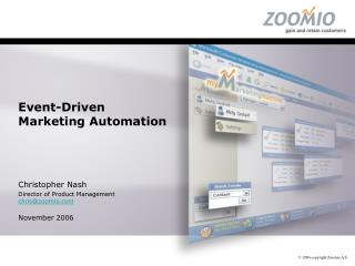 Event-Driven Marketing Automation