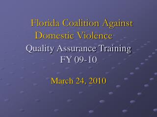 Florida Coalition Against Domestic Violence