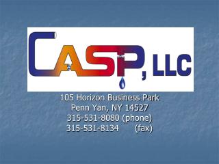 105 Horizon Business Park Penn Yan, NY 14527 315-531-8080 (phone) 315-531-8134 (fax)