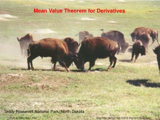 Mean Value Theorem for Derivatives