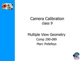 Camera Calibration class 9