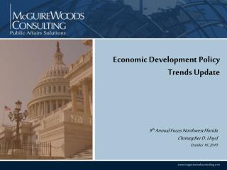 Economic Development Policy Trends Update