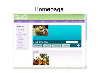 Homepage