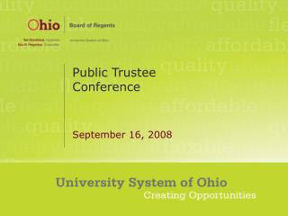 Public Trustee Conference