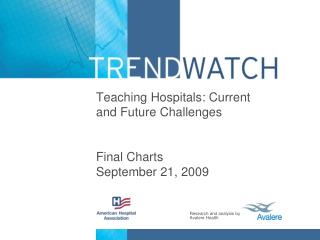 Teaching Hospitals: Current and Future Challenges Final Charts September 21, 2009