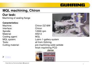 MQL machining, Chiron