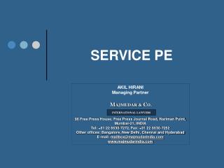 SERVICE PE