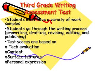 Third Grade Writing Assessment Test