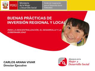 BUENAS PRÁCTICAS DE INVERSIÓN REGIONAL Y LOCAL