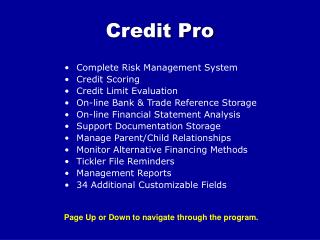 Credit Pro