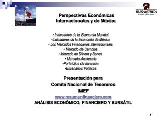 Presentación para Comité Nacional de Tesoreros IMEF resumenfinanciero