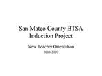 San Mateo County BTSA Induction Project