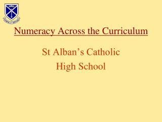 Numeracy Across the Curriculum