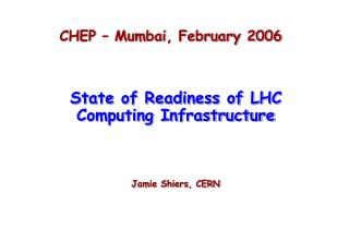 CHEP – Mumbai, February 2006