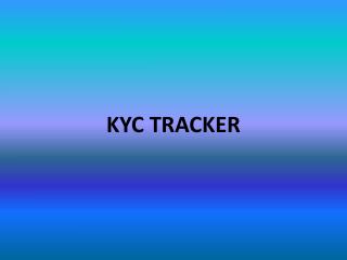 KYC TRACKER