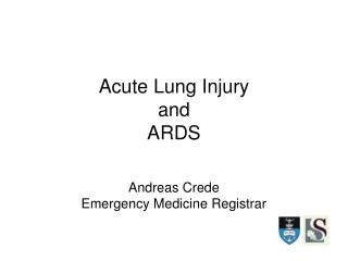 Acute Lung Injury and ARDS
