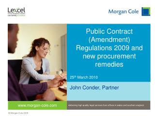 Public Contract (Amendment) Regulations 2009 and new procurement remedies