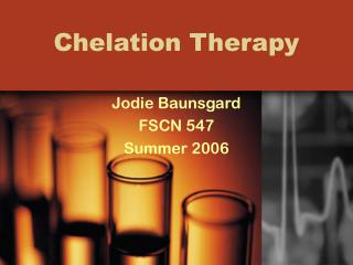 Chelation Therapy