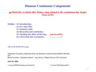 Dimuon Continuum Components