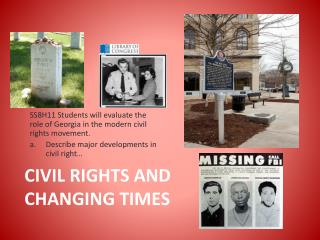 Civil Rights and Changing times