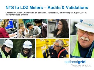 NTS to LDZ Meters – Audits &amp; Validations