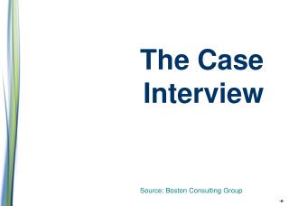 The Case Interview