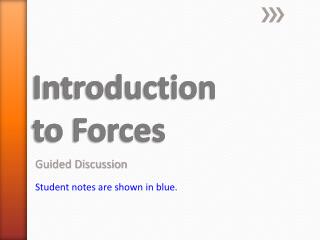 Introduction to Forces