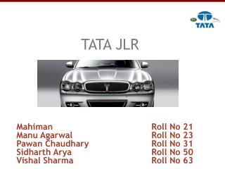 TATA JLR