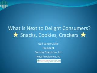 What is Next to Delight Consumers? Snacks, Cookies, Crackers