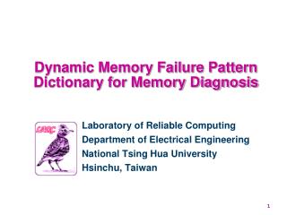 Dynamic Memory Failure Pattern Dictionary for Memory Diagnosis