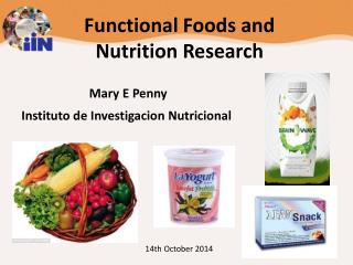 Functional Foods and Nutrition Research